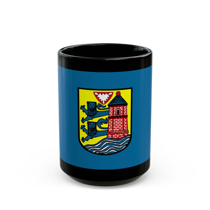 Flag of Flensburg Germany - Black Coffee Mug-15oz-The Sticker Space