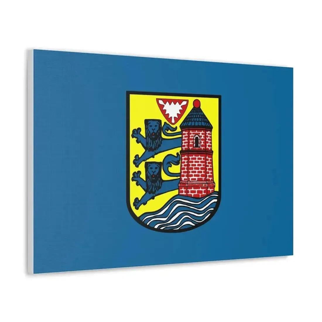 Flag of Flensburg Germany - Canvas Wall Art - The Sticker Space