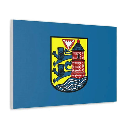 Flag of Flensburg Germany - Canvas Wall Art - The Sticker Space
