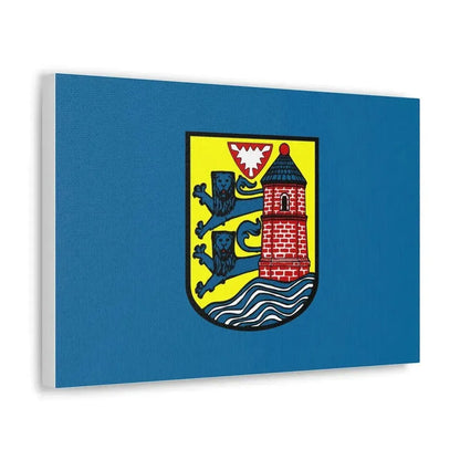 Flag of Flensburg Germany - Canvas Wall Art - The Sticker Space