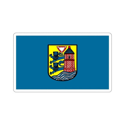 Flag of Flensburg Germany STICKER Vinyl Die-Cut Decal - The Sticker Space