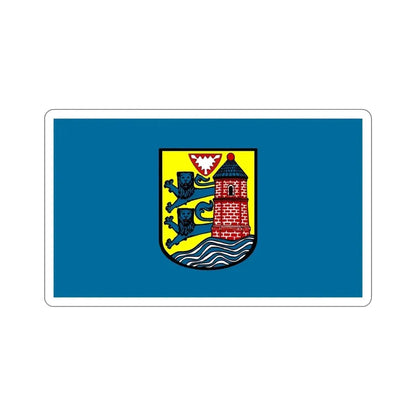 Flag of Flensburg Germany STICKER Vinyl Die-Cut Decal - The Sticker Space