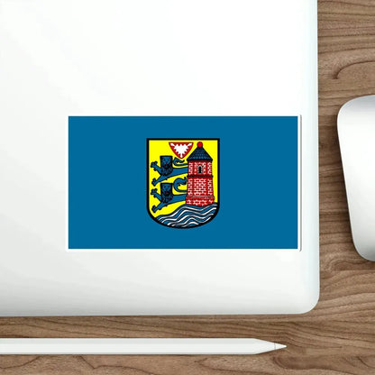 Flag of Flensburg Germany STICKER Vinyl Die-Cut Decal - The Sticker Space
