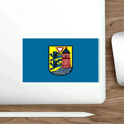 Flag of Flensburg Germany STICKER Vinyl Die-Cut Decal - The Sticker Space