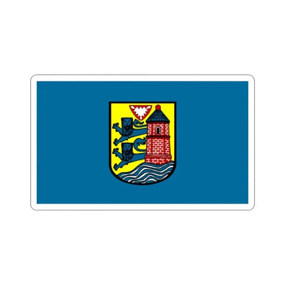 Flag of Flensburg Germany STICKER Vinyl Die-Cut Decal - The Sticker Space