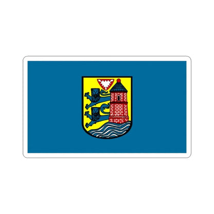 Flag of Flensburg Germany STICKER Vinyl Die-Cut Decal - The Sticker Space