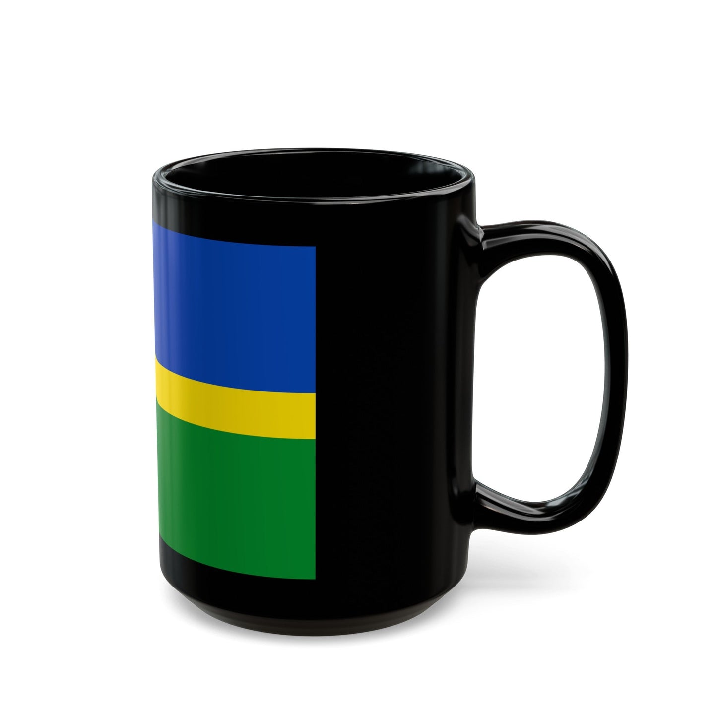 Flag of Flevoland Netherlands - Black Coffee Mug-The Sticker Space