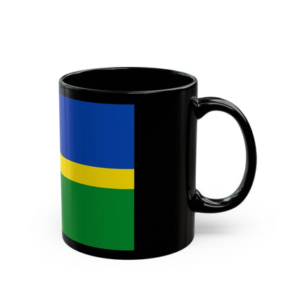 Flag of Flevoland Netherlands - Black Coffee Mug-The Sticker Space