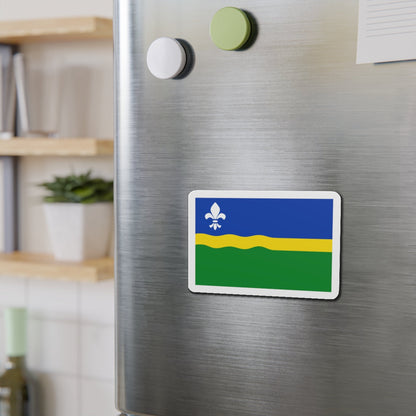 Flag of Flevoland Netherlands - Die-Cut Magnet-The Sticker Space