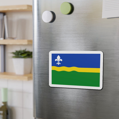 Flag of Flevoland Netherlands - Die-Cut Magnet-The Sticker Space