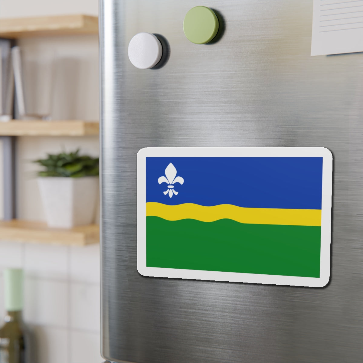 Flag of Flevoland Netherlands - Die-Cut Magnet-The Sticker Space