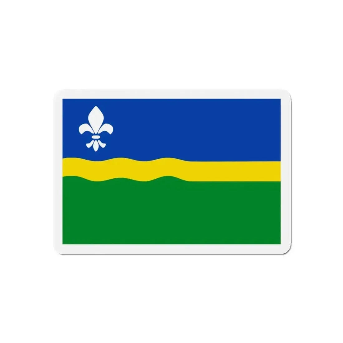 Flag of Flevoland Netherlands - Refrigerator Magnet - The Sticker Space