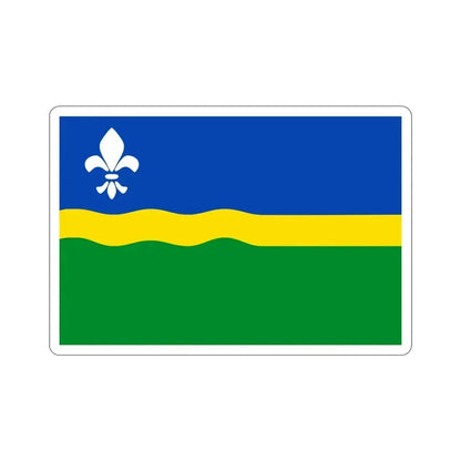 Flag of Flevoland Netherlands STICKER Vinyl Die-Cut Decal 3 Inch - The Sticker Space