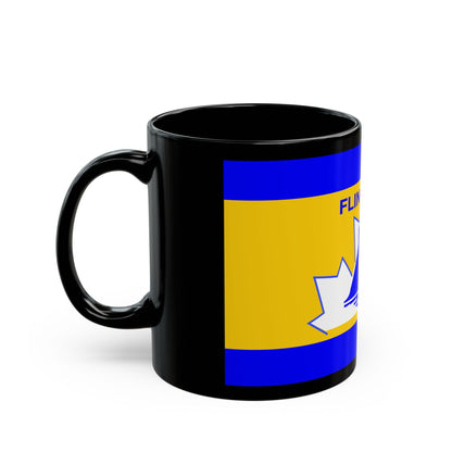 Flag of Flin Flon Canada - Black Coffee Mug-The Sticker Space