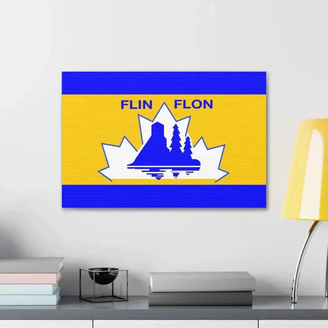 Flag of Flin Flon Canada - Canvas Wall Art - The Sticker Space