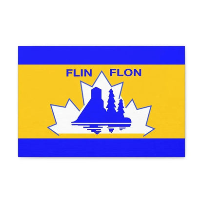 Flag of Flin Flon Canada - Canvas Wall Art - The Sticker Space