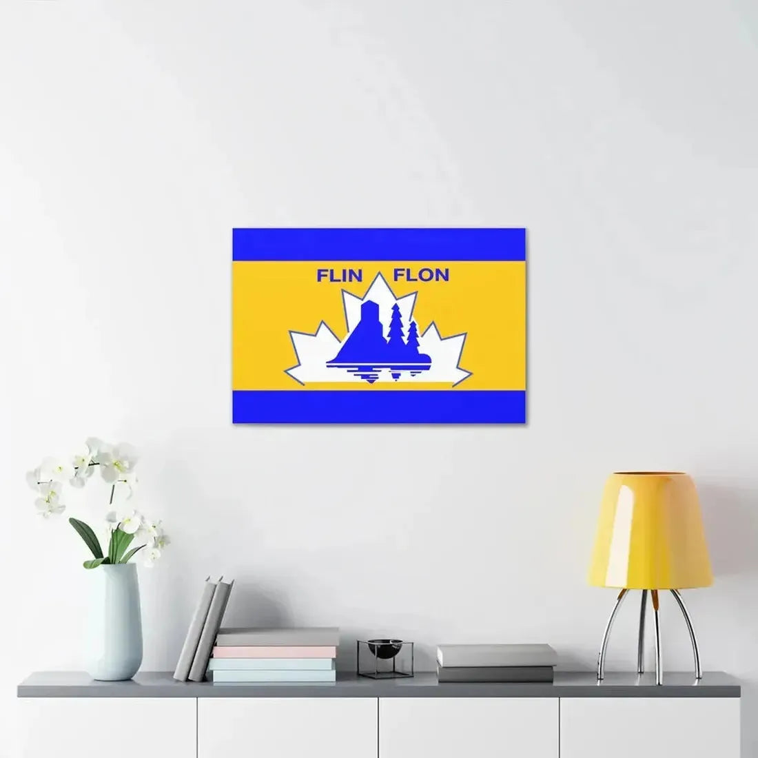 Flag of Flin Flon Canada - Canvas Wall Art - The Sticker Space