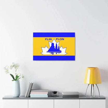 Flag of Flin Flon Canada - Canvas Wall Art - The Sticker Space