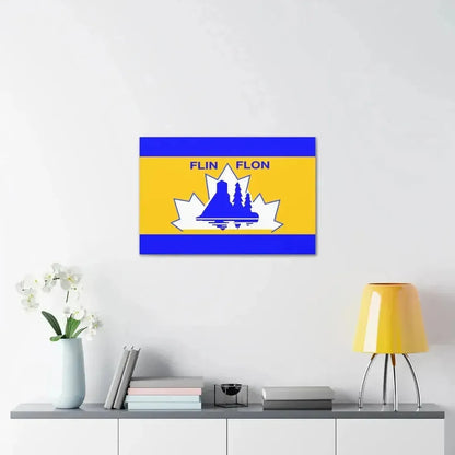 Flag of Flin Flon Canada - Canvas Wall Art - The Sticker Space