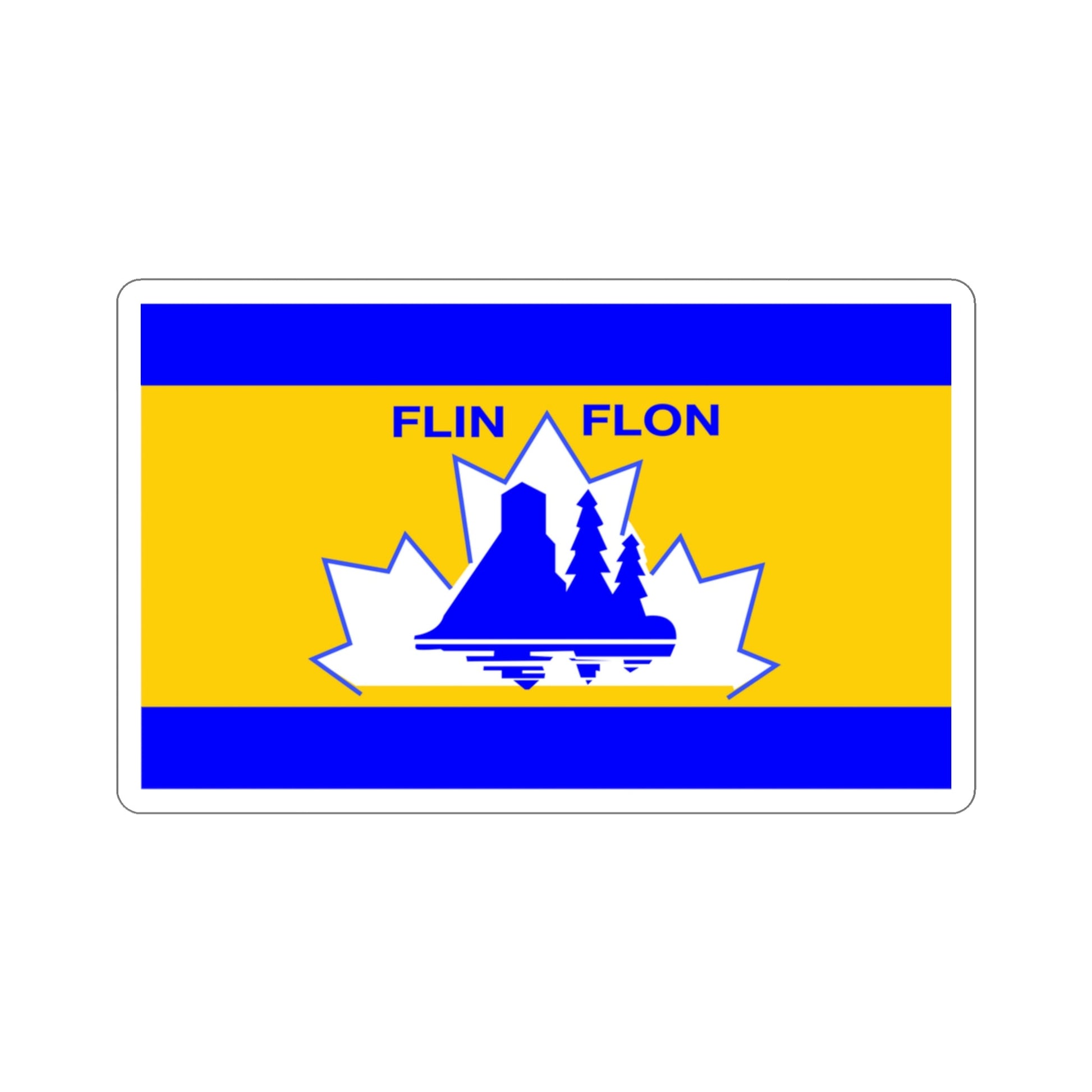 Flag of Flin Flon Canada STICKER Vinyl Die-Cut Decal-3 Inch-The Sticker Space