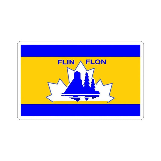Flag of Flin Flon Canada STICKER Vinyl Die-Cut Decal 6 Inch - The Sticker Space