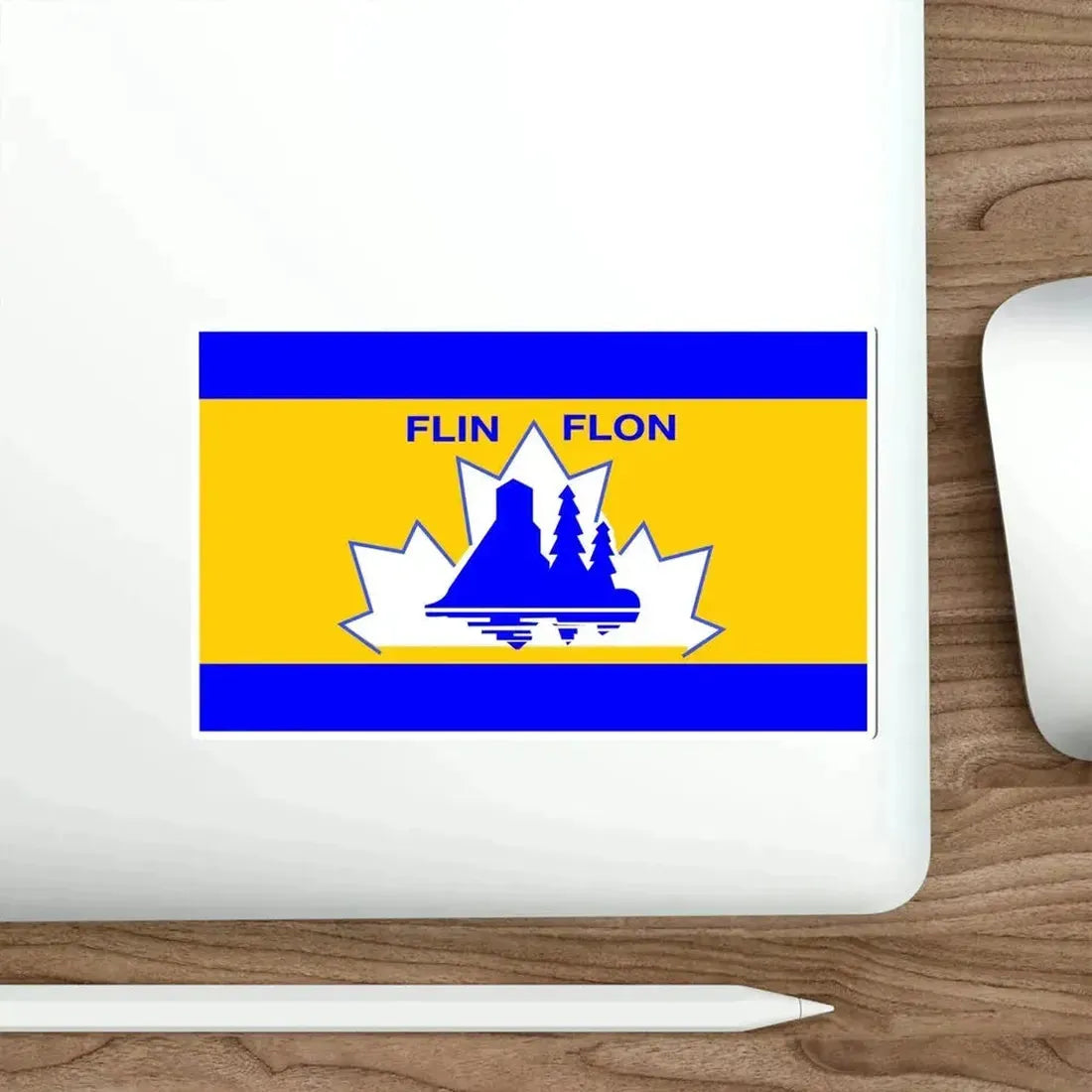 Flag of Flin Flon Canada STICKER Vinyl Die-Cut Decal - The Sticker Space