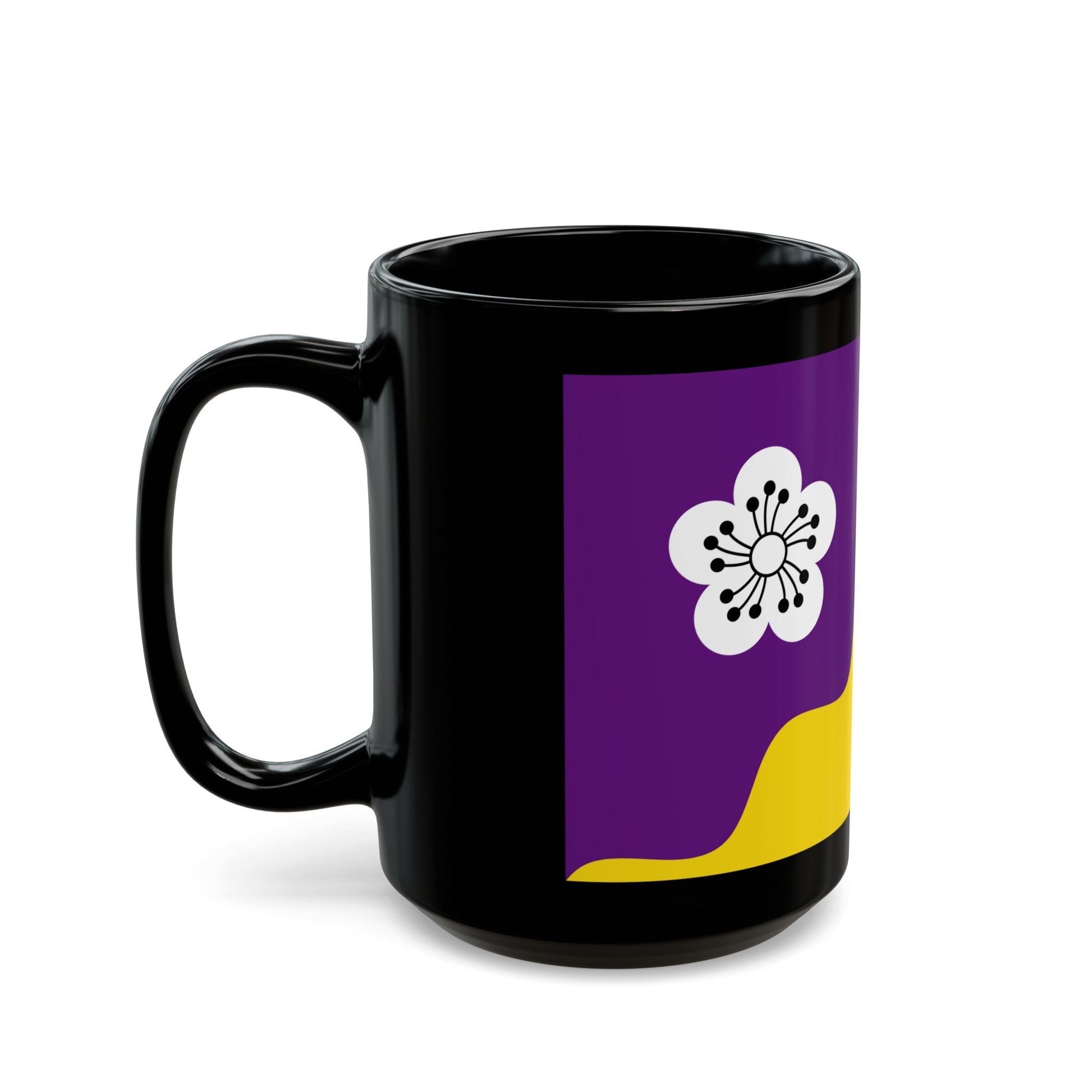 Flag of Flore UK - Black Coffee Mug-The Sticker Space