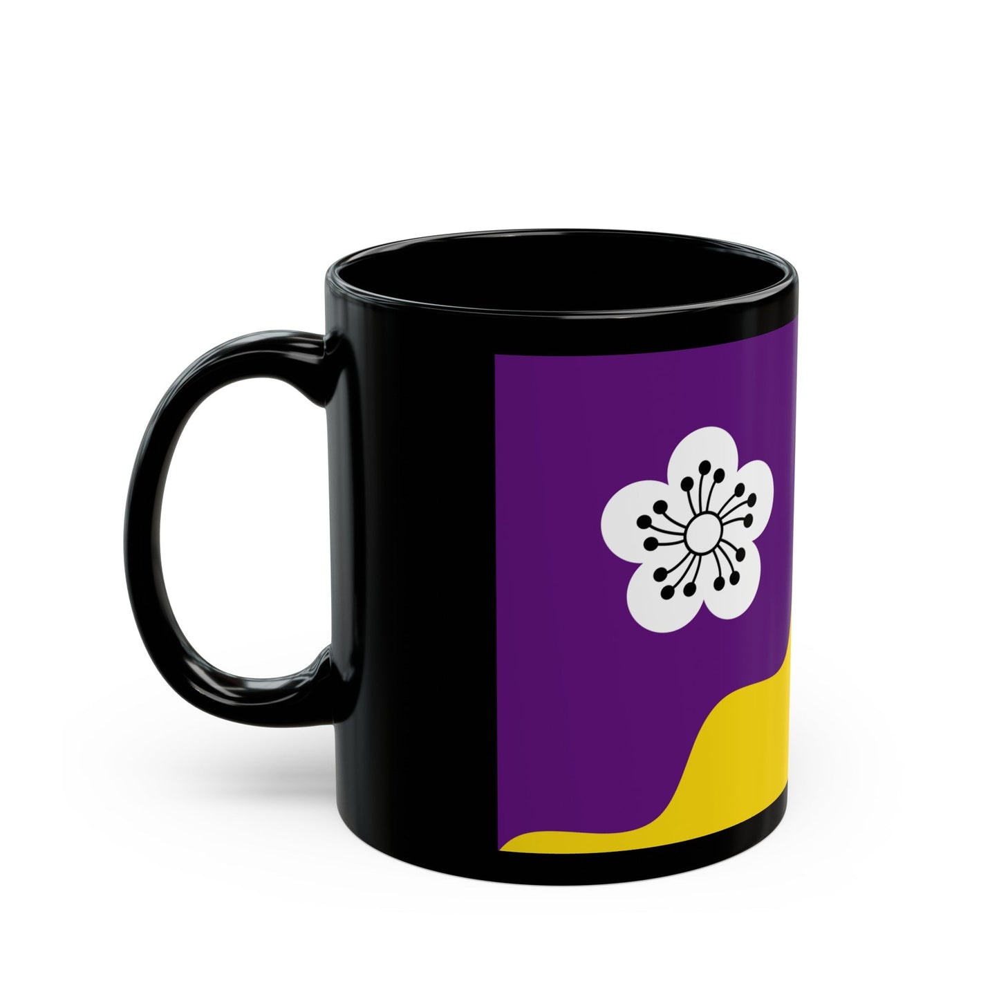 Flag of Flore UK - Black Coffee Mug-The Sticker Space