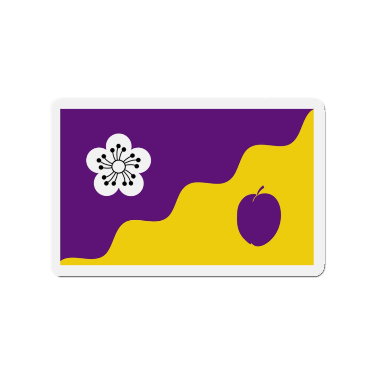 Flag of Flore UK - Die-Cut Magnet-2" x 2"-The Sticker Space