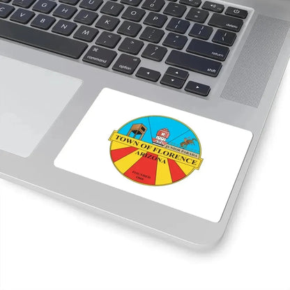 Flag of Florence Arizona (United States) STICKER Vinyl Kiss-Cut Decal - The Sticker Space