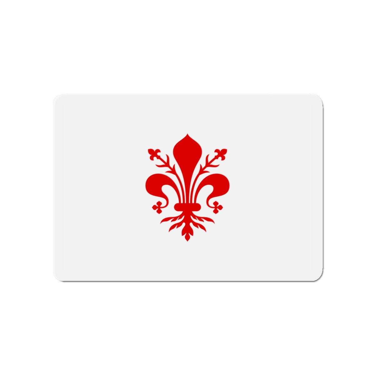 Flag of Florence Italy - Die-Cut Magnet-3" x 3"-The Sticker Space