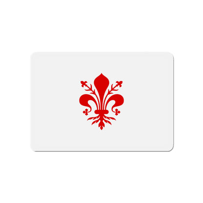 Flag of Florence Italy - Die-Cut Magnet-4" x 4"-The Sticker Space