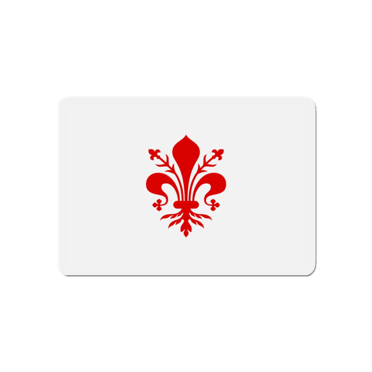 Flag of Florence Italy - Die-Cut Magnet-5" x 5"-The Sticker Space