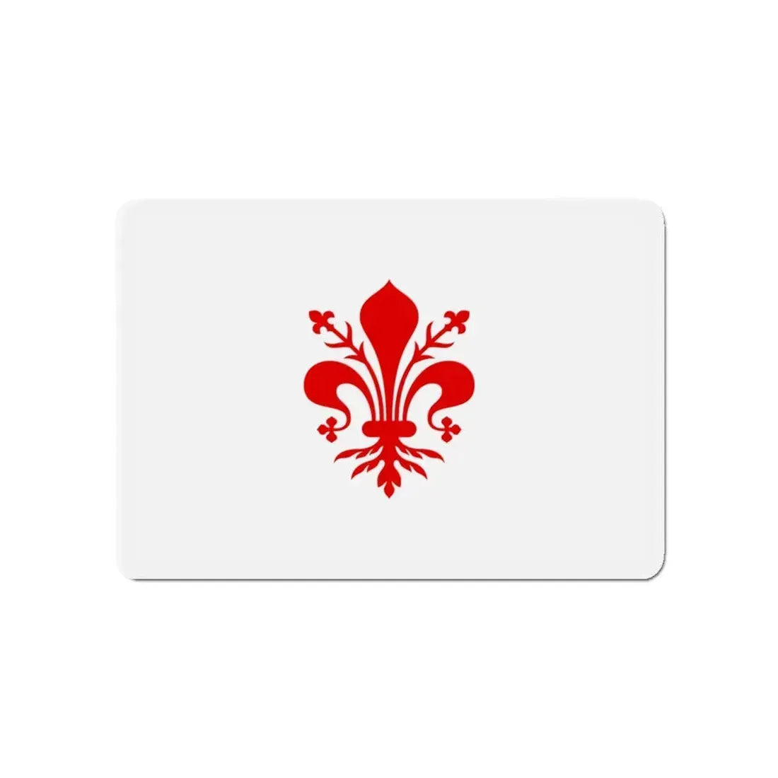 Flag of Florence Italy - Refrigerator Magnet 4 Inch - The Sticker Space
