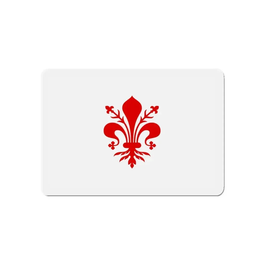 Flag of Florence Italy - Refrigerator Magnet 5 Inch - The Sticker Space
