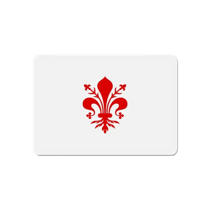 Flag of Florence Italy - Refrigerator Magnet 6 Inch - The Sticker Space