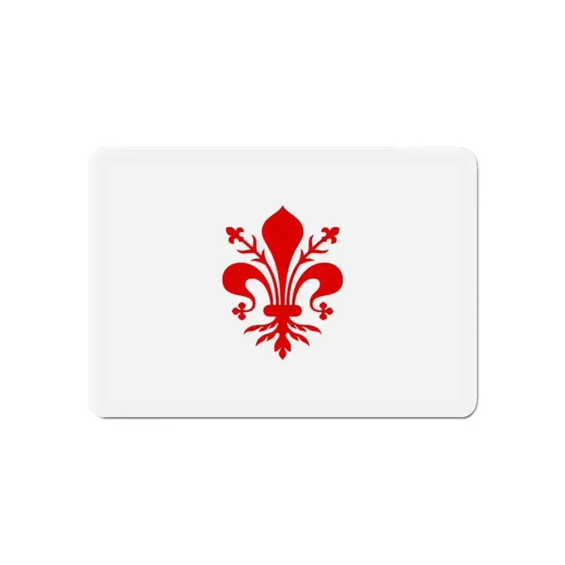 Flag of Florence Italy - Refrigerator Magnet - The Sticker Space
