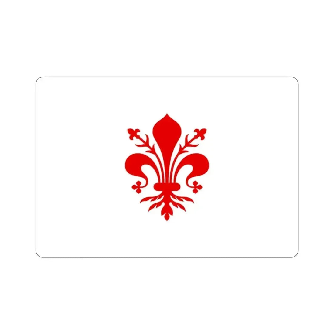 Flag of Florence Italy STICKER Vinyl Die-Cut Decal 2 Inch - The Sticker Space