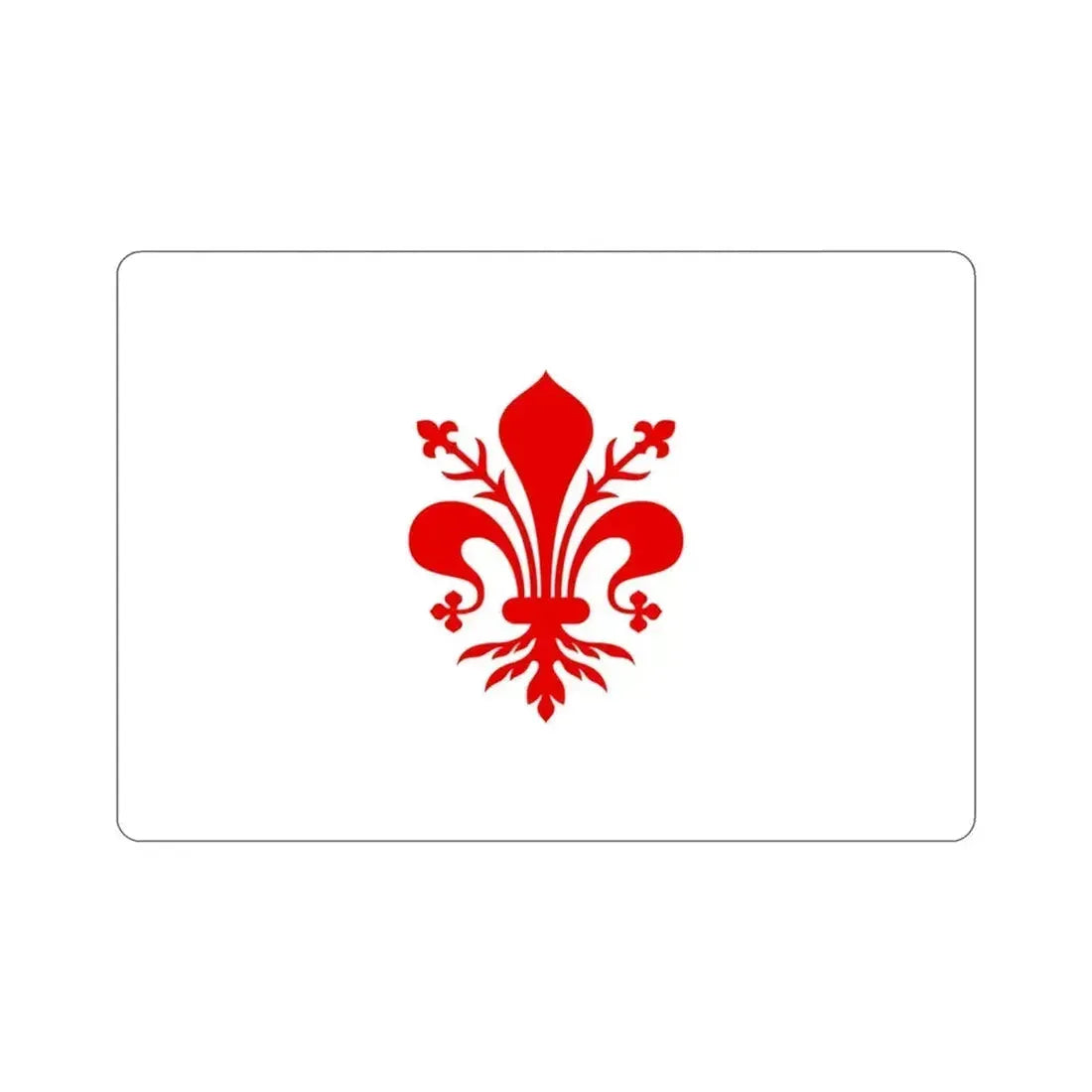 Flag of Florence Italy STICKER Vinyl Die-Cut Decal 3 Inch - The Sticker Space
