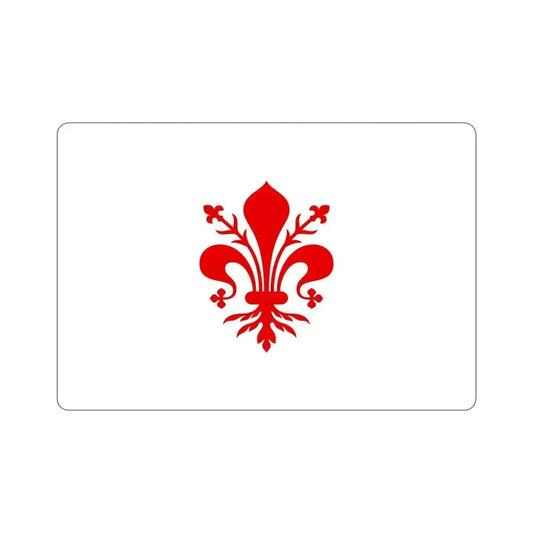 Flag of Florence Italy STICKER Vinyl Die-Cut Decal 6 Inch - The Sticker Space