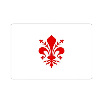 Flag of Florence Italy - STICKER Vinyl Kiss-Cut Decal 2 Inch White - The Sticker Space