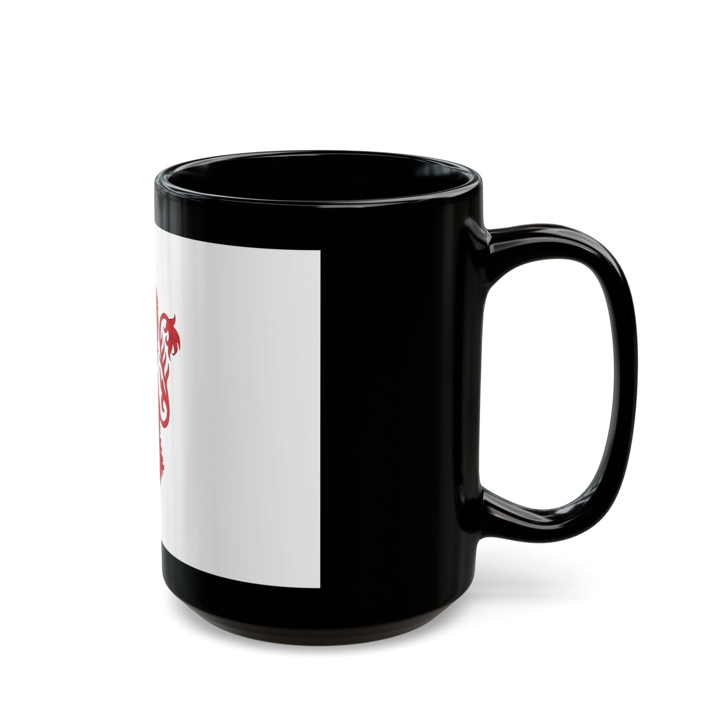 Flag of Floriana Malta - Black Coffee Mug-The Sticker Space