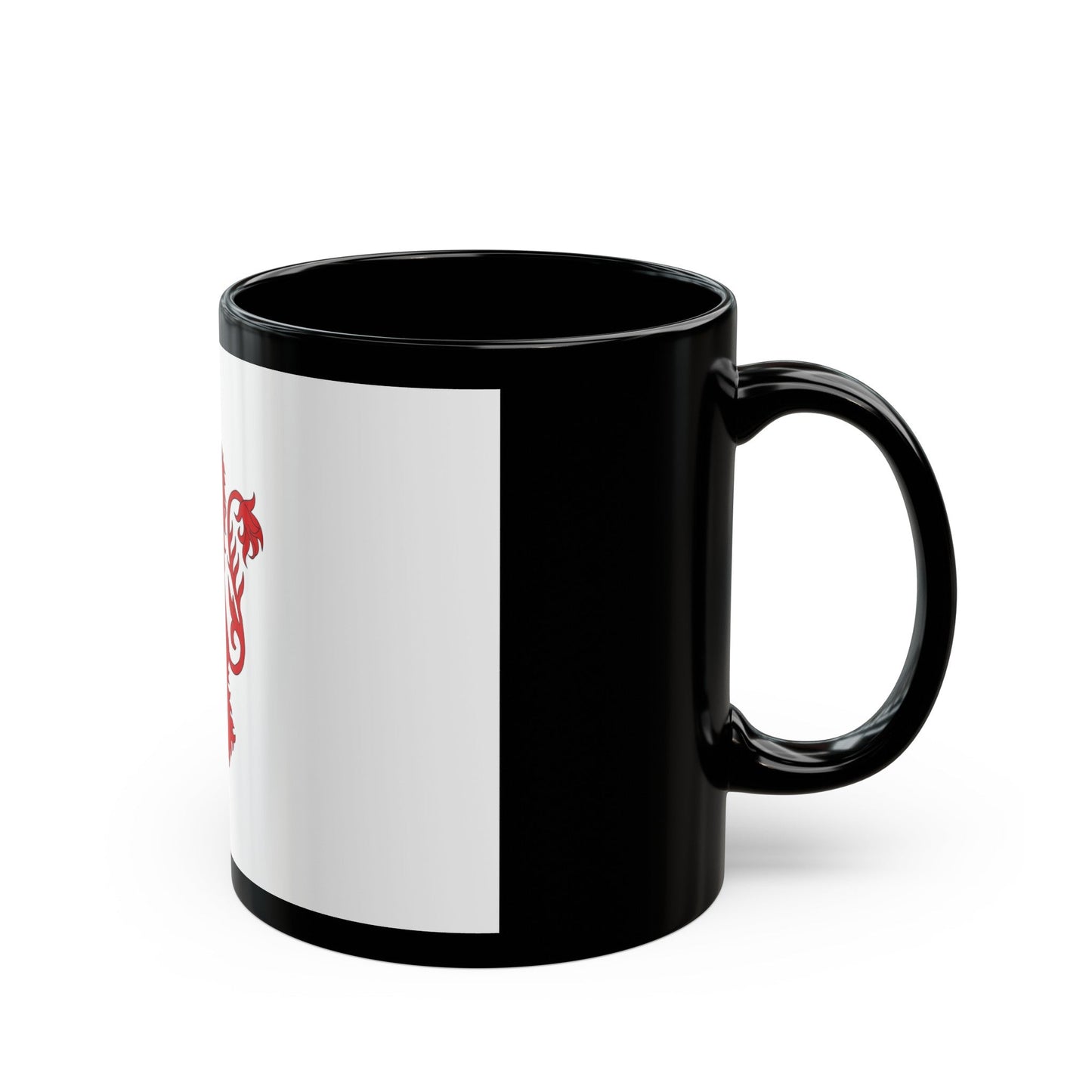 Flag of Floriana Malta - Black Coffee Mug-The Sticker Space