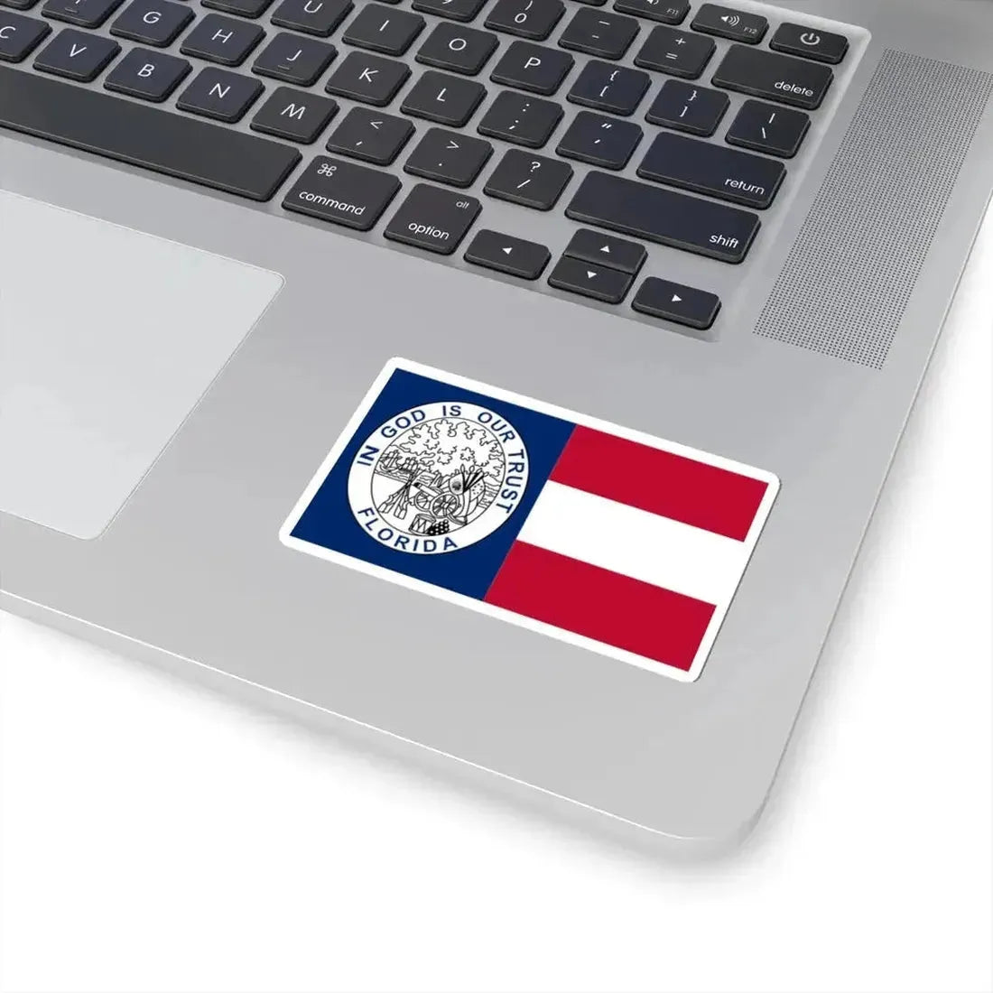 Flag of Florida 1861-1865 (United States) STICKER Vinyl Kiss-Cut Decal - The Sticker Space
