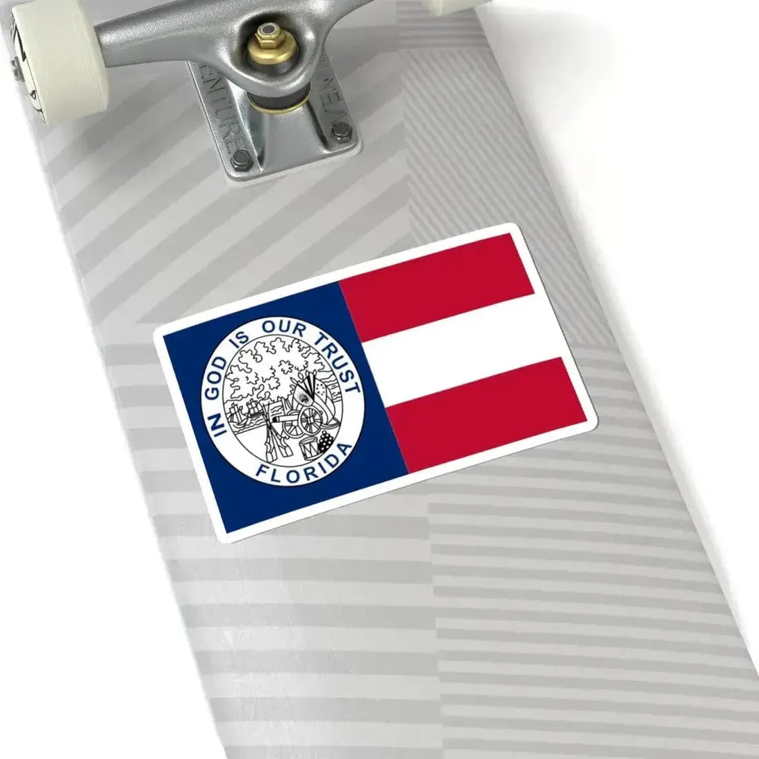 Flag of Florida 1861-1865 (United States) STICKER Vinyl Kiss-Cut Decal - The Sticker Space