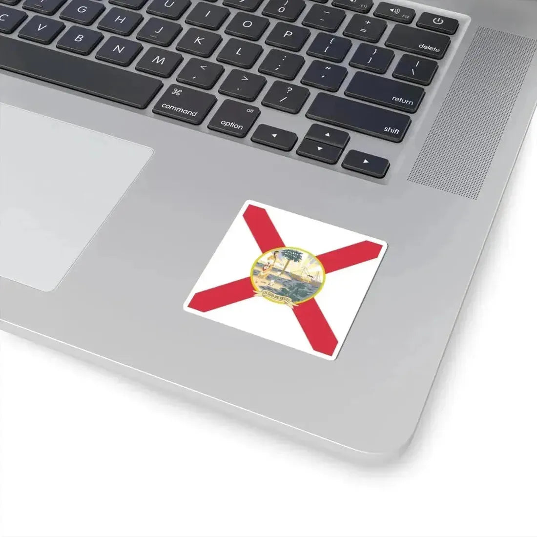 Flag of Florida 1900 (United States) STICKER Vinyl Kiss-Cut Decal - The Sticker Space