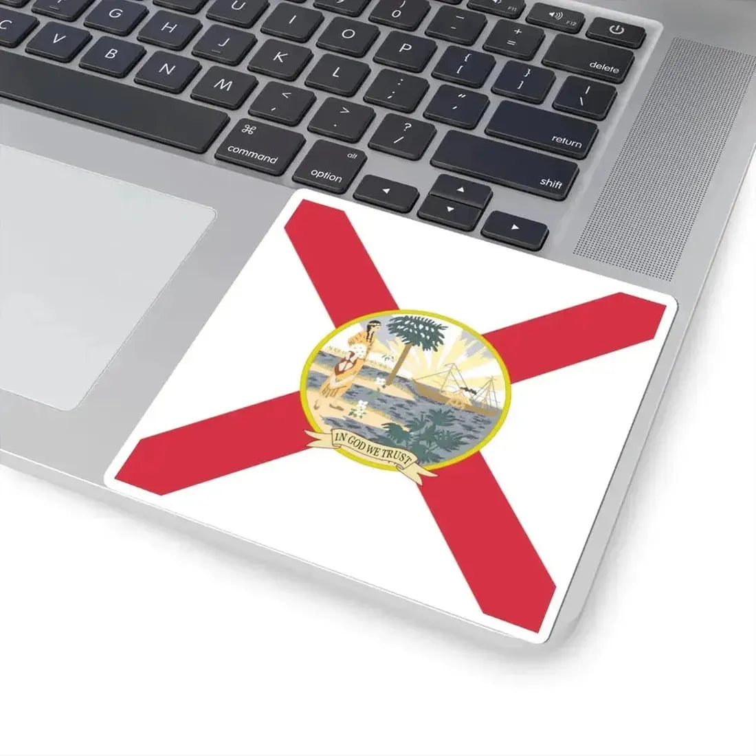 Flag of Florida 1900 (United States) STICKER Vinyl Kiss-Cut Decal - The Sticker Space