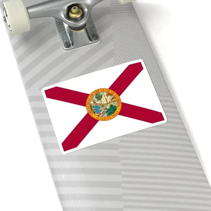 Flag of Florida 3-2 (United States) STICKER Vinyl Kiss-Cut Decal - The Sticker Space