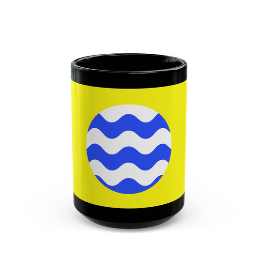 Flag of Fontana Malta - Black Coffee Mug-15oz-The Sticker Space