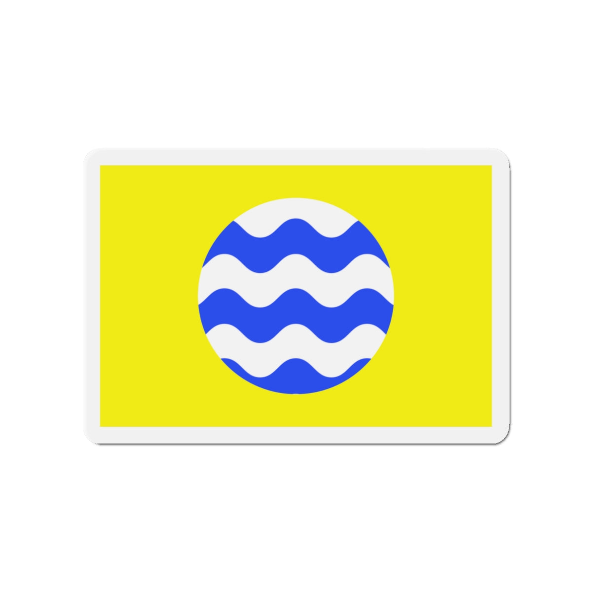 Flag of Fontana Malta - Die-Cut Magnet-3" x 3"-The Sticker Space